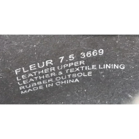 Abeo Fleur Pro 24/7 Womens Black Leather Perforated Comfort Flats Size 7… - Picture 6 of 10